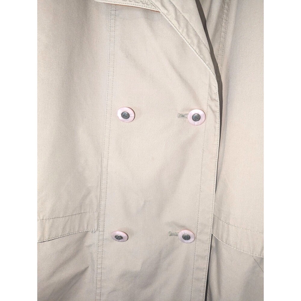 Braefair Trenchcoat Womens Size 10 Zip Out Liner Tan Vintage - Picture 13 of 16